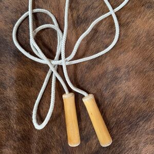 Exercise Jump Rope with Wood Handles